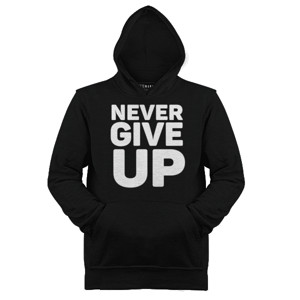 Jaket Hoodie Never Give UP