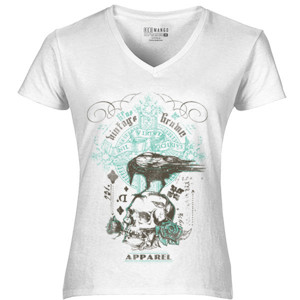 Kaos Crow Rose Skull 