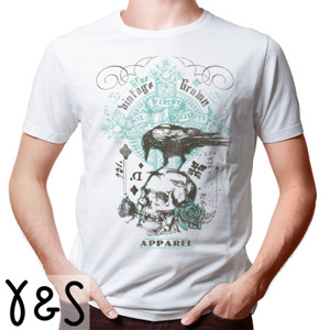 Kaos Crow Rose Skull