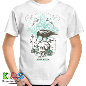 Kaos Crow Rose Skull 