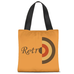 Tas Tote Fullprint Totebag Retro