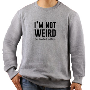 Jaket Sweater I am not Weird