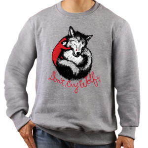 Jaket Sweater dont cry wolf