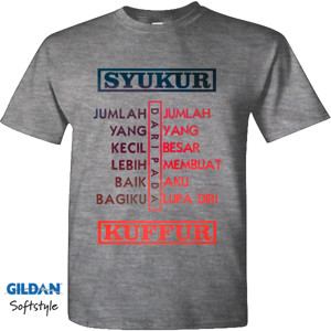 Kaos Kaos Syukur VS Kuffur