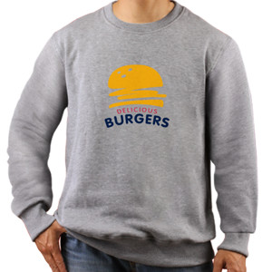 Jaket Sweater Delicious Burgers