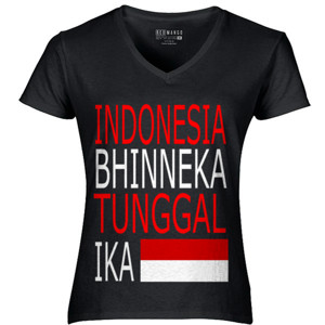 Kaos INDONESIA BHINNEKA TUNGGAL IKA