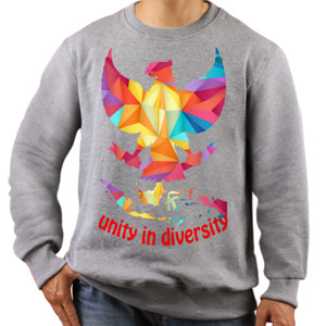 Jaket Sweater UNITY IN DIVERSITY GARUDA INDONESIA
