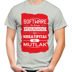 Kaos Software Hanya Penunjang