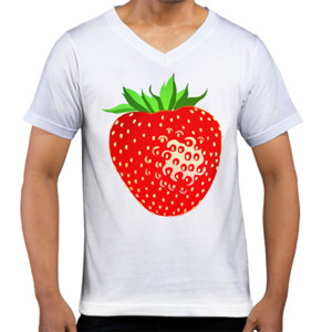 Kaos  Fresh Delicious Strawberry - Strawberry Segar Enak