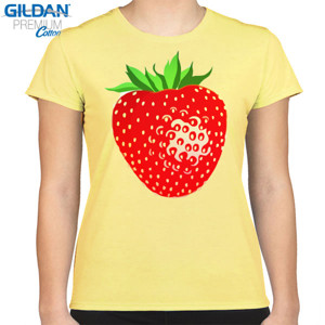 Kaos Fresh Delicious Strawberry - Strawberry Segar Enak
