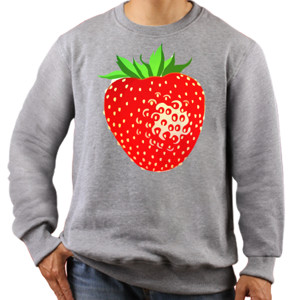 Jaket Sweater Fresh Delicious Strawberry - Strawberry Segar Enak