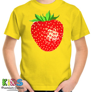 Kaos Fresh Delicious Strawberry - Strawberry Segar Enak
