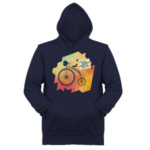 Jaket Hoodie Retro Bicycle