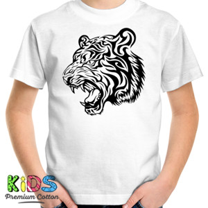 Kaos Tiger Line Art 2