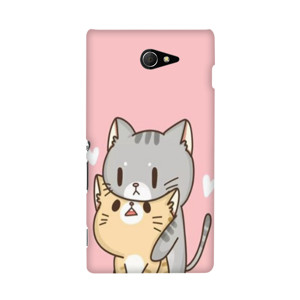 2 kucing Casing HP
