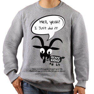 Jaket Sweater Hell Yeah I Just Did It Kambing Hitam