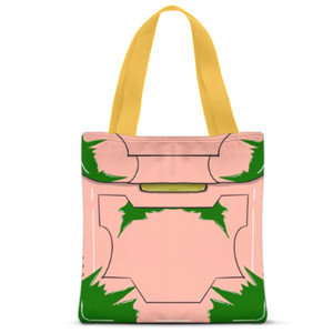 Tas Tote Fullprint Pink pattern design