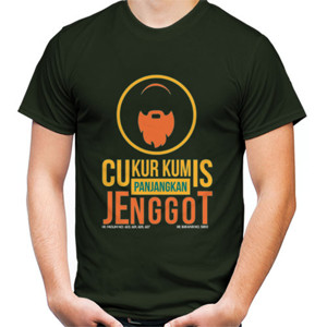 Kaos cukur kumis panjangkan jenggot