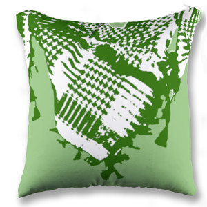 Bantal Sorban Hijau Putih