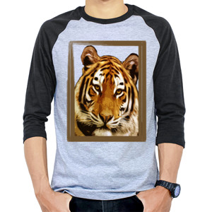 Kaos Raglan Tiger