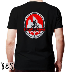 Kaos Kaos Sepeda Komunitas Dua Pedal ( Design Belakang)