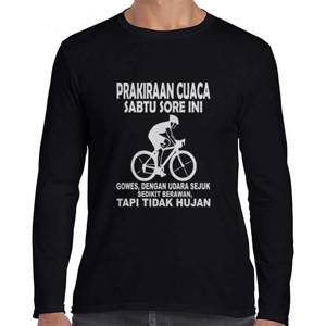 Kaos Sepeda Prakiraan Cuaca