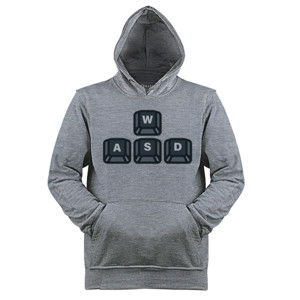 Jaket Hoodie GAMER WASD