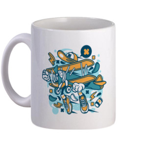 Mug aeroplane