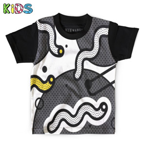 Kaos Anak Full-Print Neo memphis background 23