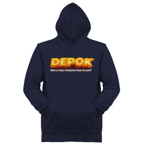 Jaket Hoodie meme city edisi Depok otak kreatif