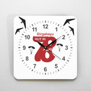 Jam Dinding Dirgahayu Kemerdekaan RI Ditahun Ini