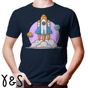 Kaos Astronout Tshirt Navy