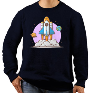 Jaket Sweater Astronout Tshirt Navy