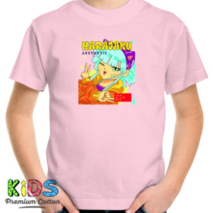 Kaos Desain Cewe&Cowo - Tema Harajuku 