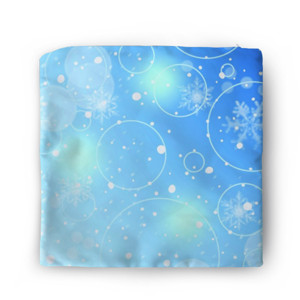 Sarung Bantal Bubble with snow