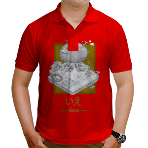 Kaos Polo Simple Art - House 2