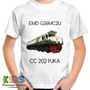 Kaos Kaos lokomotif CC 202 PJKA