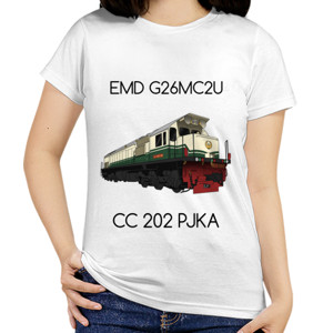 Kaos Kaos lokomotif CC 202 PJKA