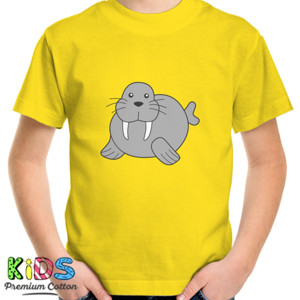 Kaos Kaos Anak Gambar Walrus
