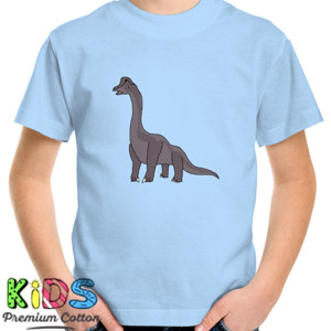 Kaos Kaos Anak Gambar Brachiosaurus
