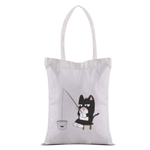 Tas Tote Tas Kucing Mancing