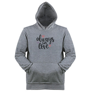 Jaket Hoodie Always in love