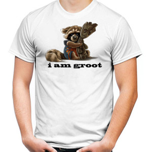 Kaos 1.front_i_am_groot_white_hery