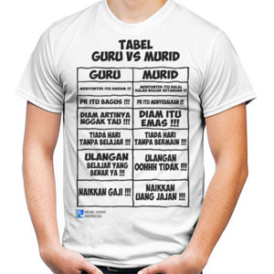 Kaos Tabel Guru VS Murid