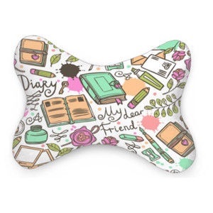 Bantal Mobil Diary seamless pattern vector