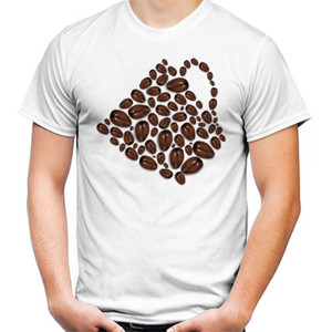 Kaos Cup Of Coffee Beans