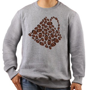 Jaket Sweater Cup Of Coffee Beans