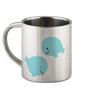 Mug Mini Whale - Mug Stainless by Co_mbro