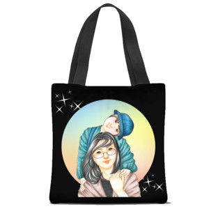Tas Tote Fullprint Mom and SOn