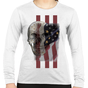 Kaos Bendera Tengkorak